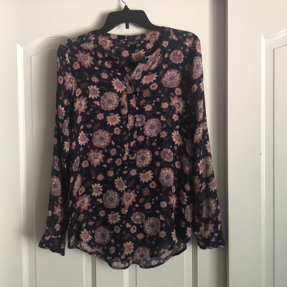 Lucky Brand Floral Blouse